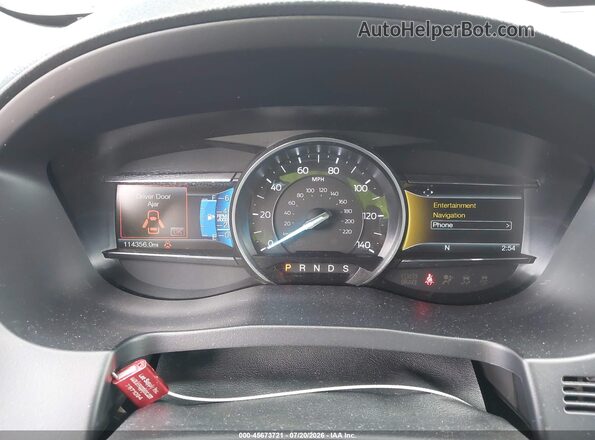 1FM5K7D84HGE38589 2017 FORD EXPLORER Черный Вид задних сидений
