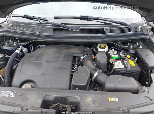 1FM5K7D84HGE38589 2017 FORD EXPLORER Черный Вид сзади