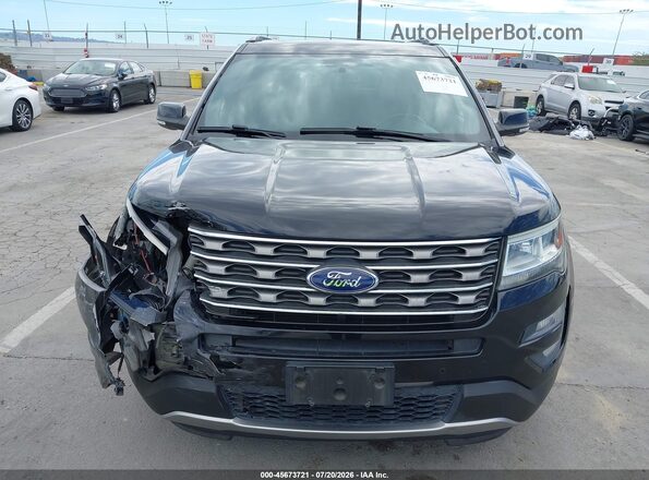 1FM5K7D84HGE38589 2017 FORD EXPLORER Черный Вид щитка приборов