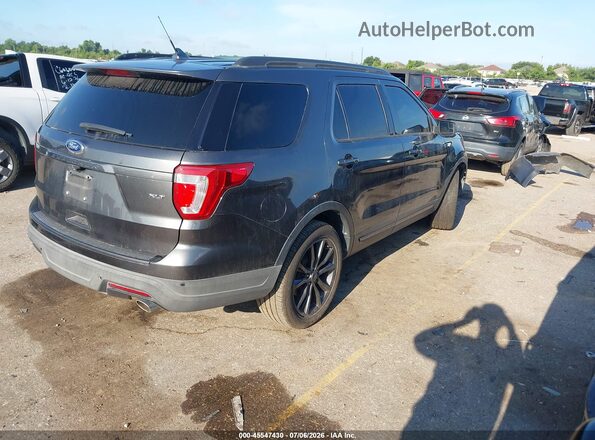 1FM5K7D84JGC69101 2018 FORD EXPLORER Gray Tył prawy