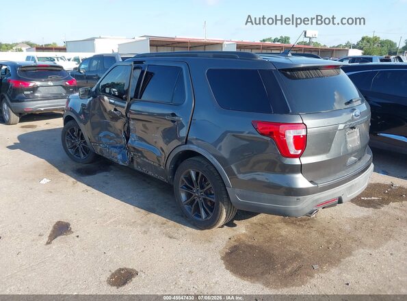 1FM5K7D84JGC69101 2018 FORD EXPLORER Gray Tył lewy
