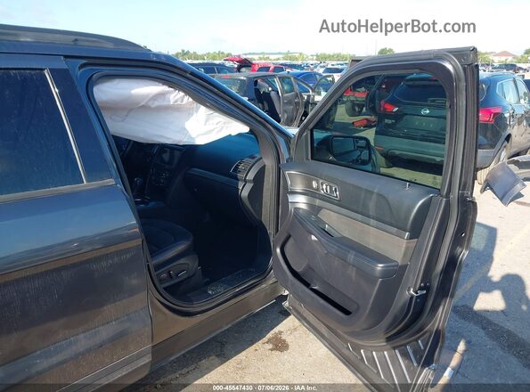 1FM5K7D84JGC69101 2018 FORD EXPLORER Gray Widok wnętrza z przodu