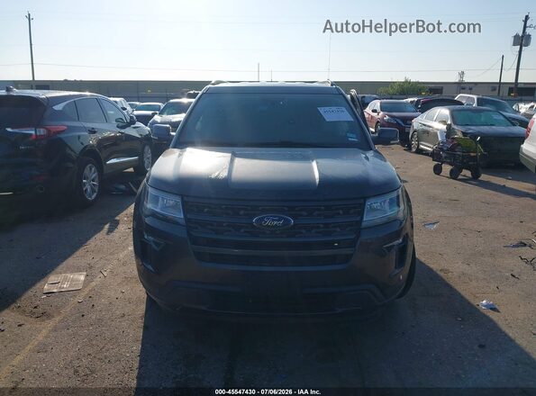 1FM5K7D84JGC69101 2018 FORD EXPLORER Gray Widok zestawu wskaźników