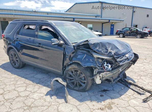 1FM5K7D84KGA84323 2019 FORD EXPLORER Black Передня права чверть