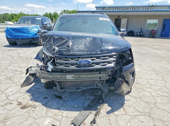 1FM5K7D84KGA84323 2019 FORD EXPLORER Black Вид спереду