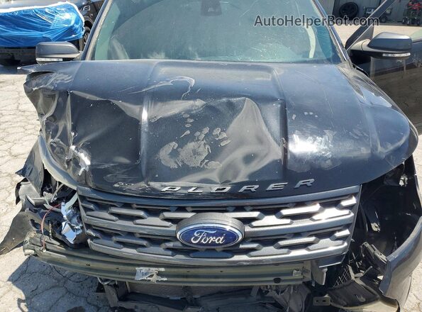 1FM5K7D84KGA84323 2019 FORD EXPLORER Black Вид підкапотного простору