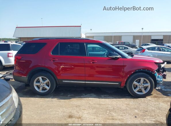 1FM5K7D85GGA24896 2016 FORD EXPLORER Red Սալոնի 360 աստիճան տեսք