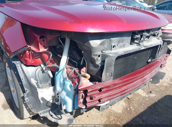 1FM5K7D85GGA24896 2016 FORD EXPLORER Red Դիմացի տեսք