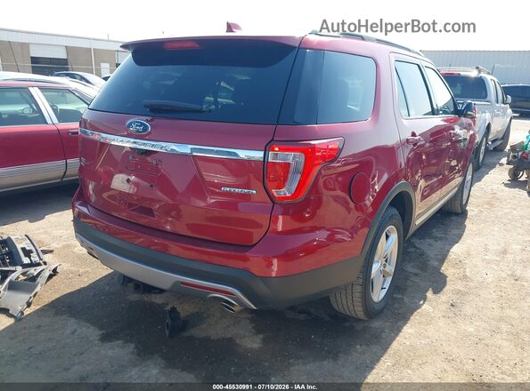 1FM5K7D85GGA24896 2016 FORD EXPLORER Red Հետևի աջ