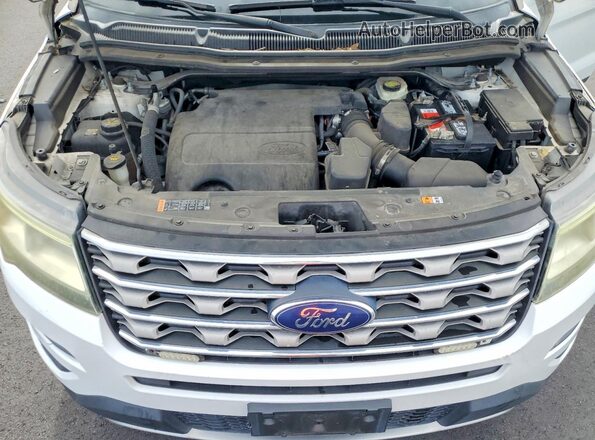 1FM5K7D85GGB30829 2016 FORD EXPLORER White ძრავის განყოფილების ხედი