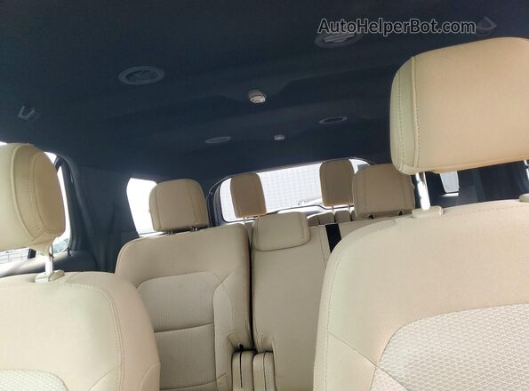 1FM5K7D85GGB30829 2016 FORD EXPLORER White უკანა სავარძლების ხედი