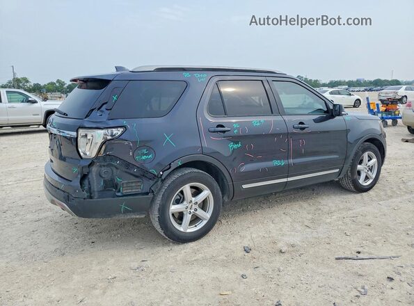 1FM5K7D85HGA69161 2017 FORD EXPLORER Gray Rear right