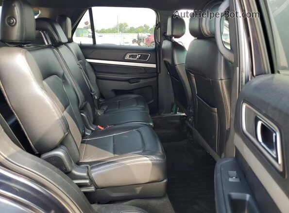 1FM5K7D85HGA69161 2017 FORD EXPLORER Gray Rear interior view