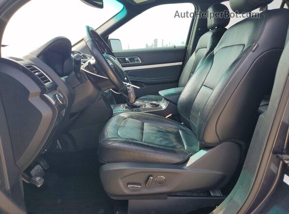 1FM5K7D85HGA69161 2017 FORD EXPLORER Gray Front interior view