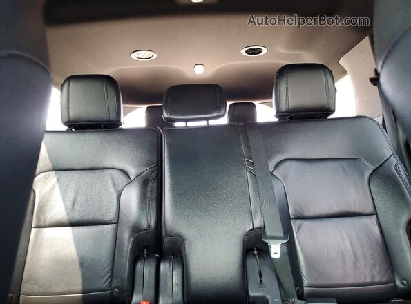 1FM5K7D85HGA69161 2017 FORD EXPLORER Gray Rear seats view
