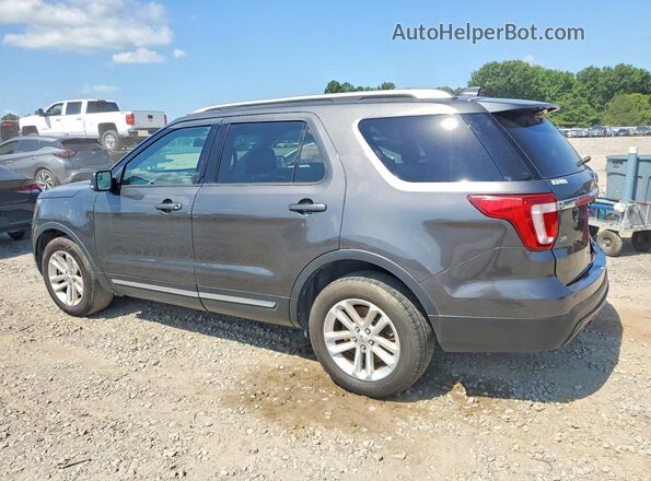 1FM5K7D85HGA80578 2017 FORD EXPLORER Gray Trasero izquierdo