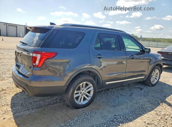 1FM5K7D85HGA80578 2017 FORD EXPLORER Gray Trasero derecho