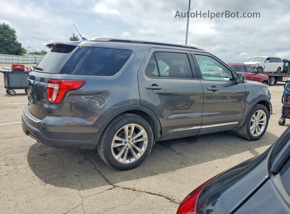 1FM5K7D85JGB41319 2018 FORD EXPLORER Gray Tył prawy