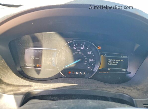 1FM5K7D85JGC13961 2018 FORD EXPLORER Black Вид щитка приладів