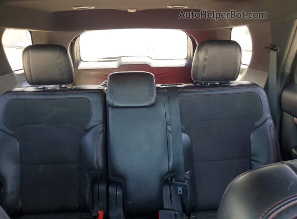 1FM5K7D85JGC13961 2018 FORD EXPLORER Black Вид задніх сидінь