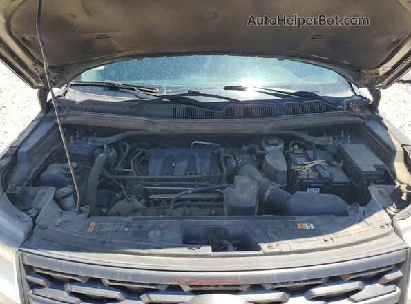 1FM5K7D85JGC13961 2018 FORD EXPLORER Black Вид підкапотного простору