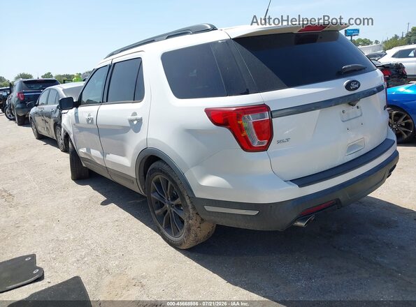 1FM5K7D85KGA07735 2019 FORD EXPLORER White Tył lewy