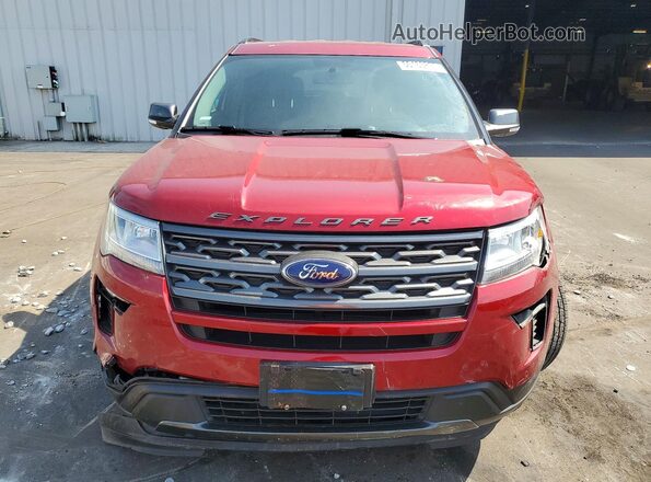 1FM5K7D85KGA75680 2019 FORD EXPLORER Red Вид спереду