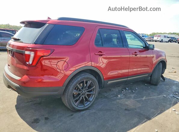 1FM5K7D85KGA75680 2019 FORD EXPLORER Red Задня права чверть