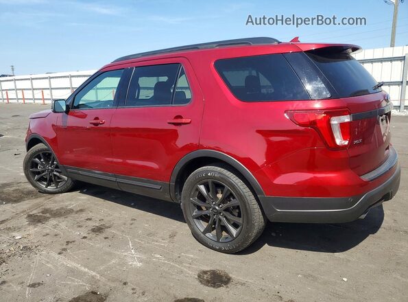 1FM5K7D85KGA75680 2019 FORD EXPLORER Red Задня ліва чверть