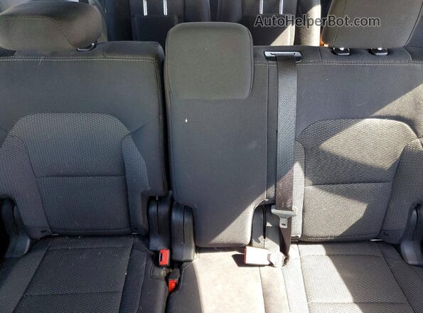 1FM5K7D85KGB09147 2019 FORD EXPLORER White Widok tylnych siedzeń