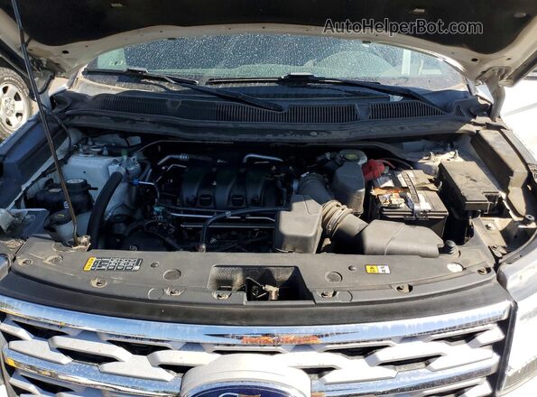 1FM5K7D85KGB09147 2019 FORD EXPLORER White Widok komory silnika