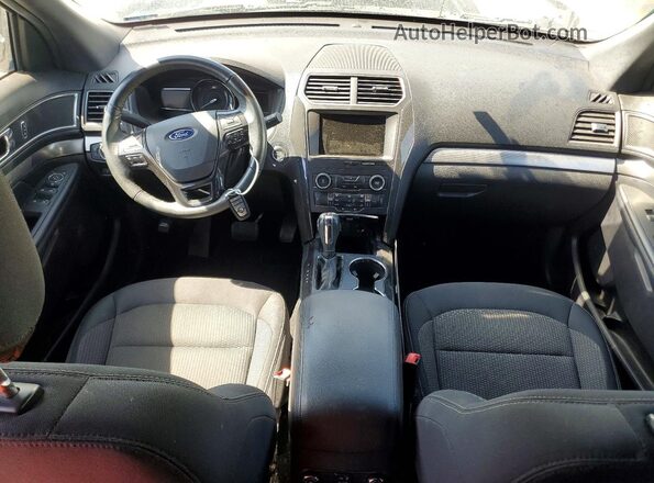 1FM5K7D85KGB09147 2019 FORD EXPLORER White Widok deski rozdzielczej