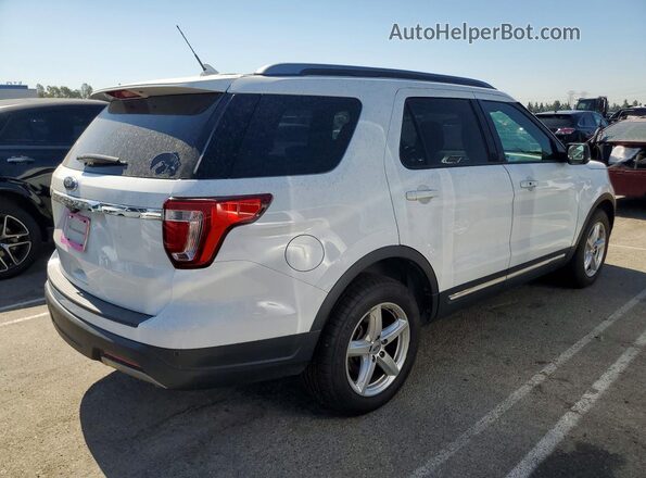 1FM5K7D85KGB09147 2019 FORD EXPLORER White Tył prawy