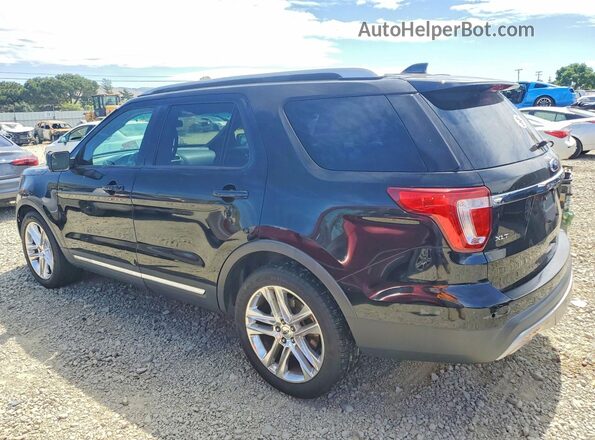 1FM5K7D86GGC59789 2016 FORD EXPLORER Black Rear left