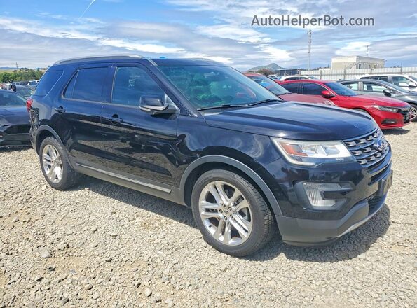1FM5K7D86GGC59789 2016 FORD EXPLORER Black Front right