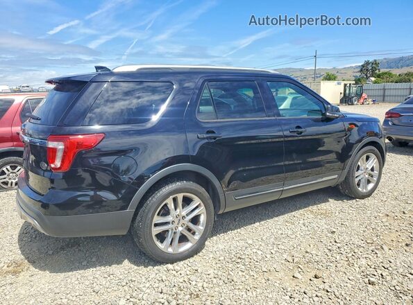 1FM5K7D86GGC59789 2016 FORD EXPLORER Black Rear right