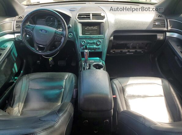 1FM5K7D86GGC59789 2016 FORD EXPLORER Black Dashboard view