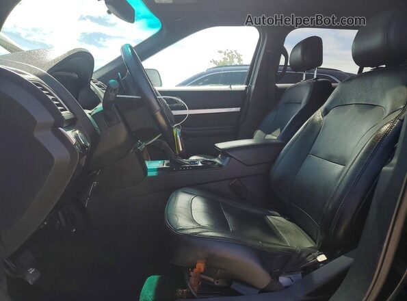 1FM5K7D86GGC59789 2016 FORD EXPLORER Black Front interior view