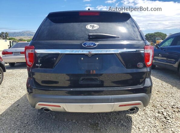 1FM5K7D86GGC59789 2016 FORD EXPLORER Black Rear view