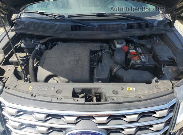 1FM5K7D86GGC59789 2016 FORD EXPLORER Black Engine compartment view