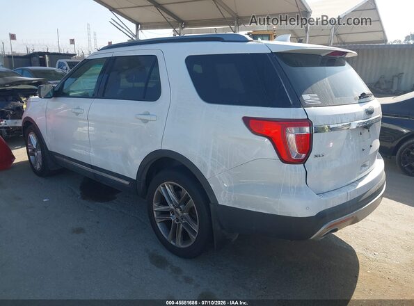 1FM5K7D86GGC66791 2016 FORD EXPLORER Белый Задняя левая четверть