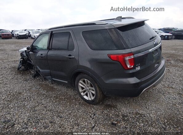 1FM5K7D86HGA66561 2017 FORD EXPLORER Gray Задня ліва чверть