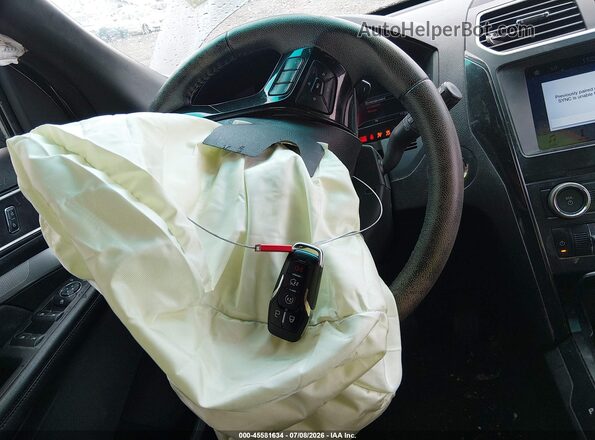 1FM5K7D86HGA66561 2017 FORD EXPLORER Gray Вид панелі приладів