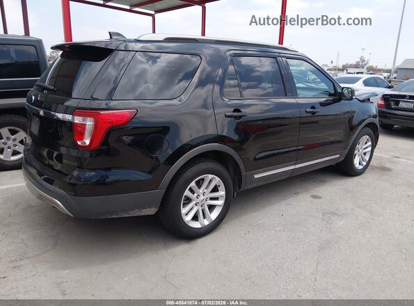 1FM5K7D86HGA69895 2017 FORD EXPLORER Black Trasero derecho