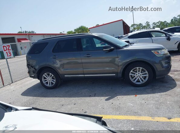 1FM5K7D86HGC14773 2017 FORD EXPLORER Gray სალონის 360-გრადუსიანი ხედი