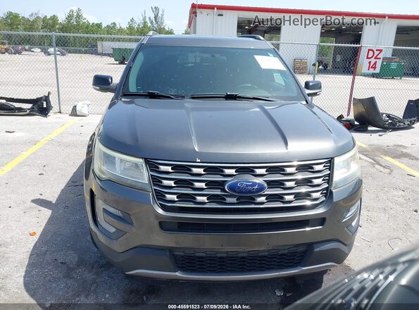 1FM5K7D86HGC14773 2017 FORD EXPLORER Gray უკანა სალონის ხედი