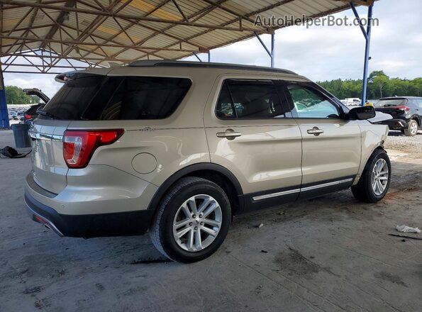 1FM5K7D86HGC29404 2017 FORD EXPLORER Бежевый Задняя правая четверть