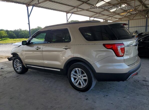 1FM5K7D86HGC29404 2017 FORD EXPLORER Бежевый Задняя левая четверть
