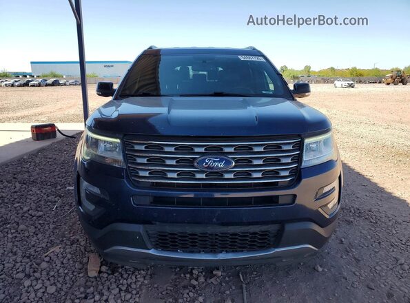 1FM5K7D86HGC75833 2017 FORD EXPLORER Blue Вид спереду