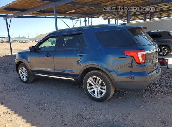 1FM5K7D86HGC75833 2017 FORD EXPLORER Blue Задня ліва чверть